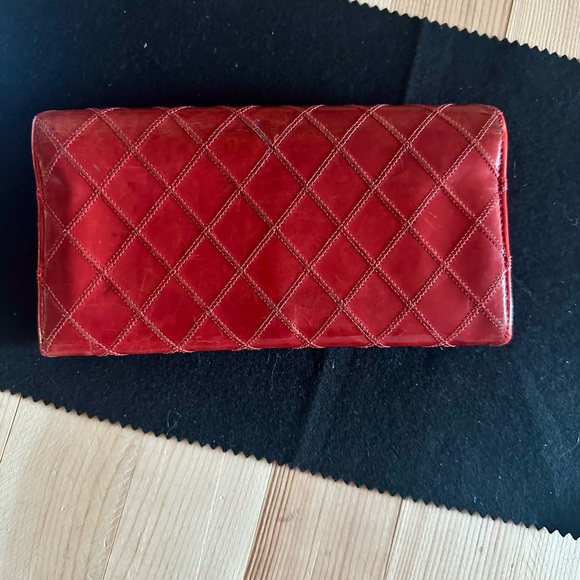 Chanel Timeless Red leather Long Wallet - Picture 4 of 7